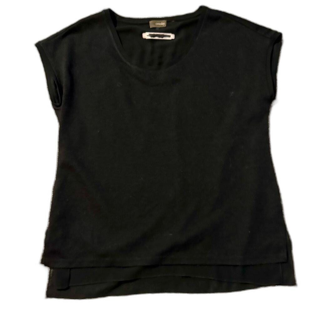 Crosby Classic Black Short Sleeve Tee Size M (R1)
